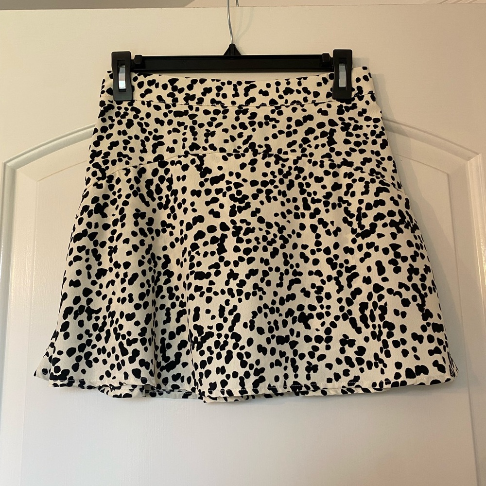 Altar'd State Black and White Skater Skirt